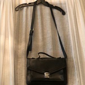 Forever 21 Black Bag with Silver Buckle